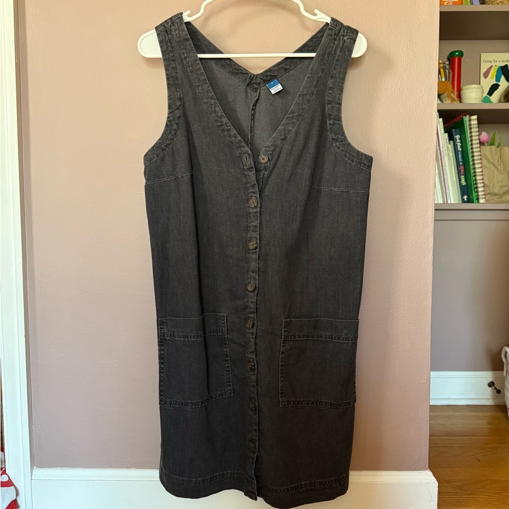 Old Navy Black Denim Dress